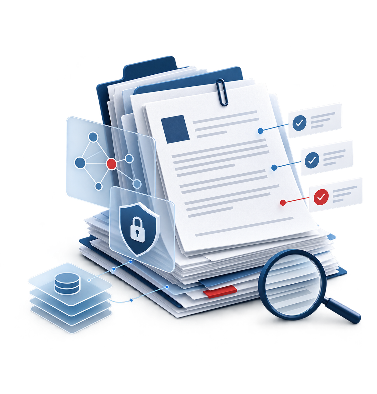 Organized case records with verification, analysis, and security markers